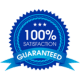 100% satisfaction guarantee badge