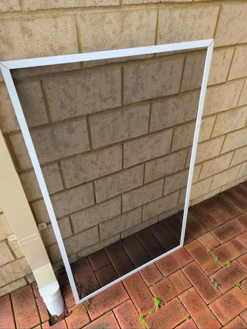 Clean flyscreens on a residential property in Perth