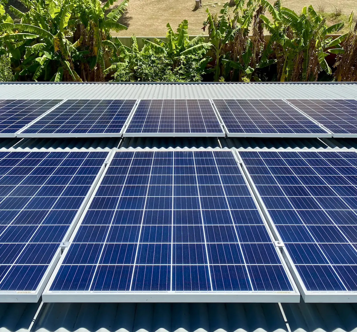 Clean solar panels on a residential roof in Perth